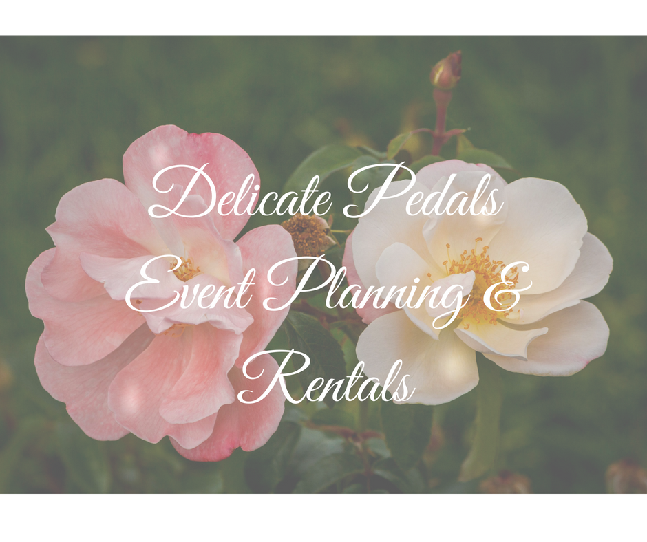 Delicate Pedals Event Planning & Rentals, local business, downtown prince albert